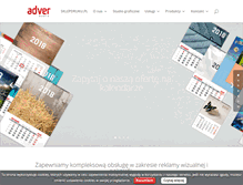 Tablet Screenshot of advermedia.pl